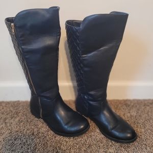 casual black boots 11wide